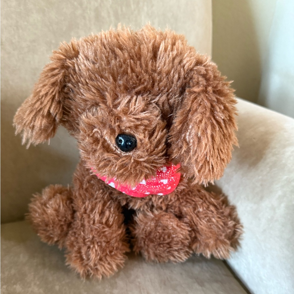 Plush Brown Dog Toy